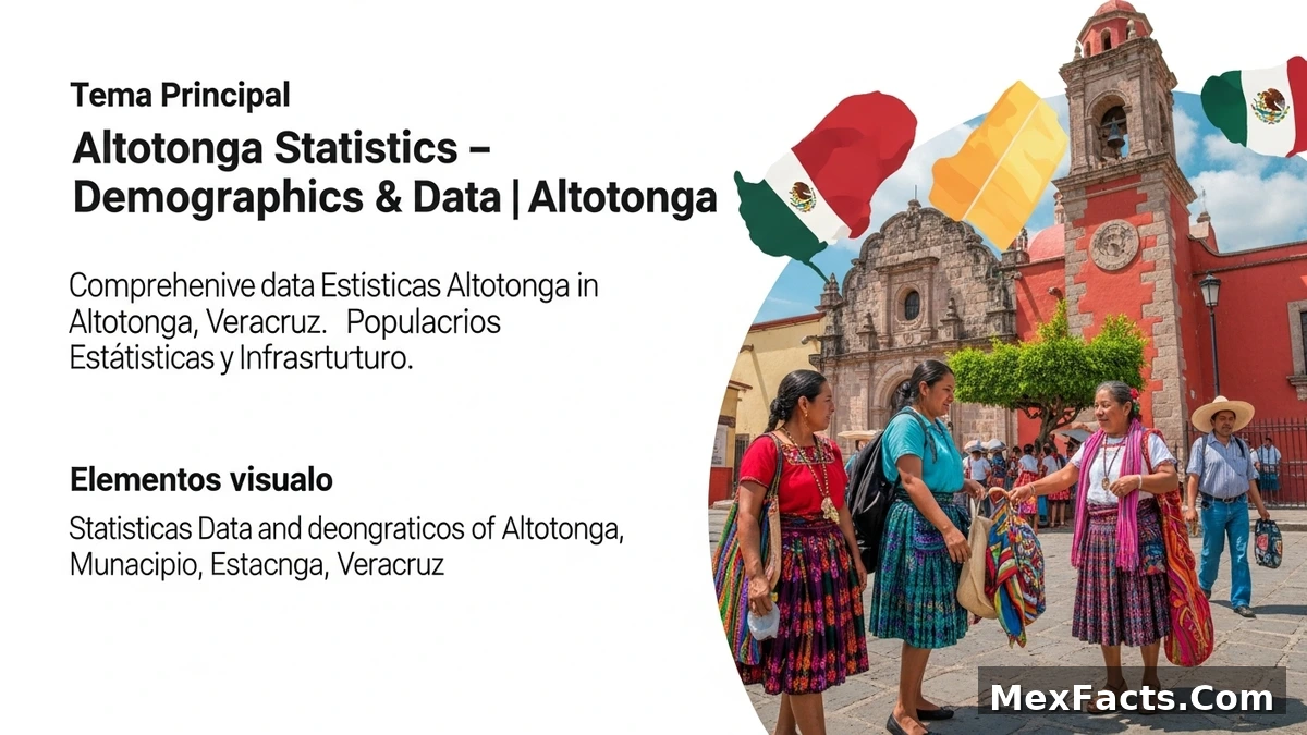 Statistical data and demographics of Altotonga, Altotonga, Veracruz