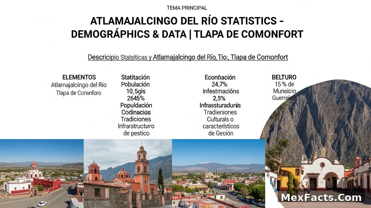 Statistical data and demographics of Atlamajalcingo del Río, Tlapa de Comonfort, Guerrero