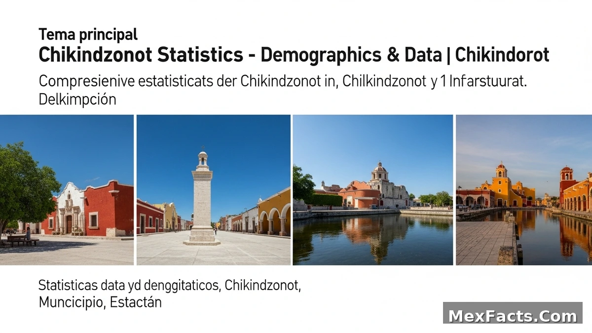Statistical data and demographics of Chikindzonot, Chikindzonot, Yucatán