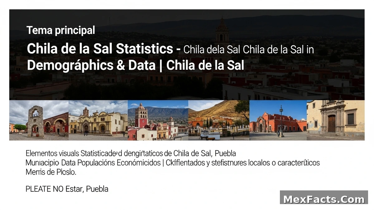 Statistical data and demographics of Chila de la Sal, Chila de la Sal, Puebla