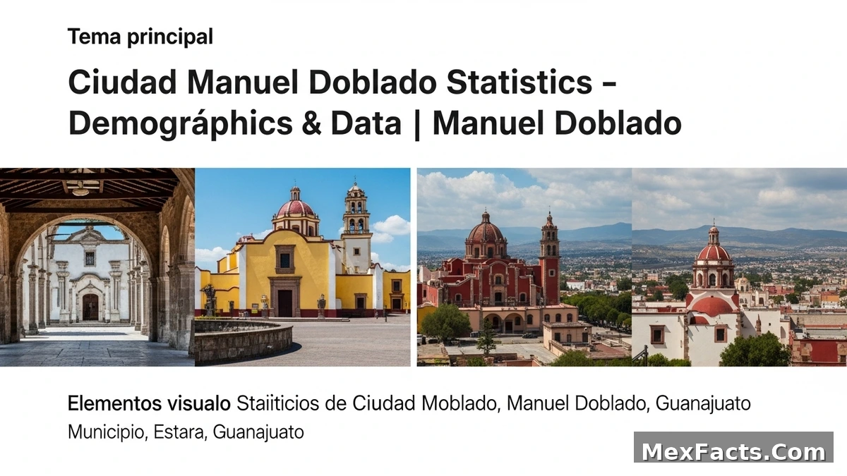Statistical data and demographics of Ciudad Manuel Doblado, Manuel Doblado, Guanajuato