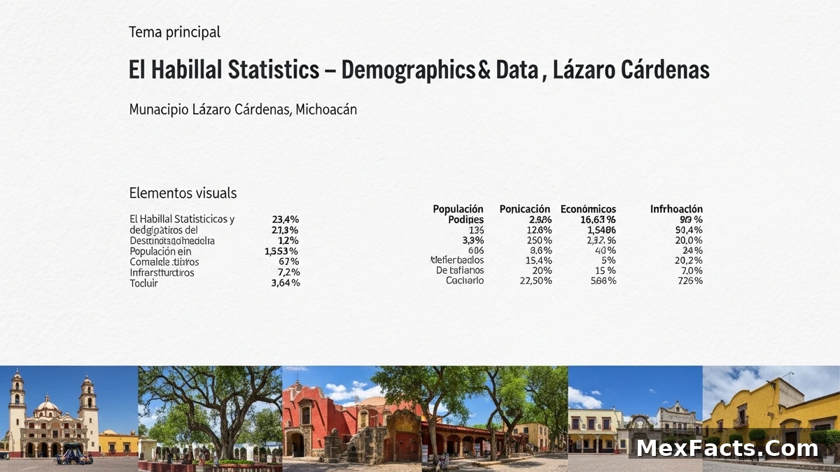 Statistical data and demographics of El Habillal, Lázaro Cárdenas, Michoacán