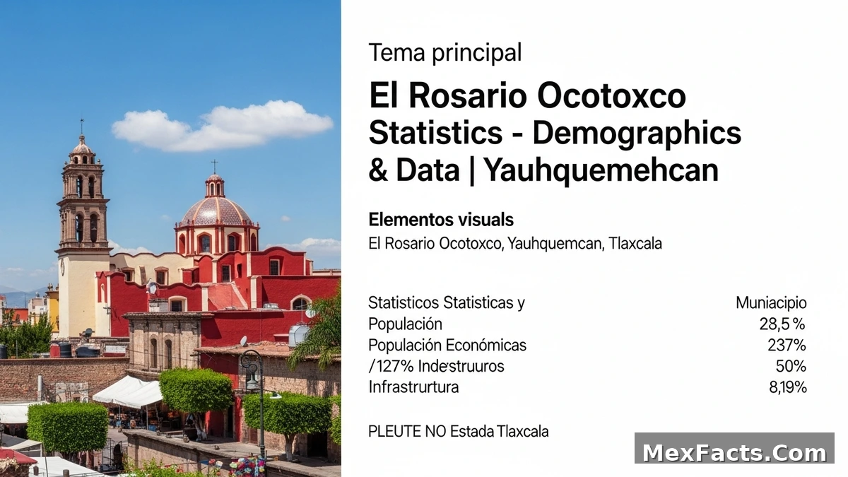 Statistical data and demographics of El Rosario Ocotoxco, Yauhquemehcan, Tlaxcala