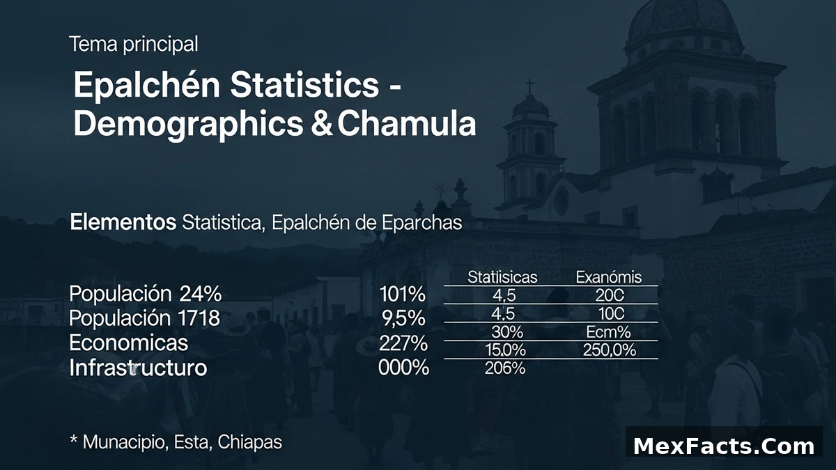 Statistical data and demographics of Epalchén, Chamula, Chiapas